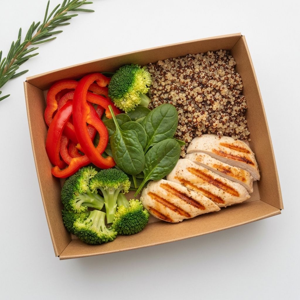Premium Mahlzeitbox mit ausgewogenen Portionen